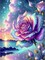 Diamond Painting Kit AB Rose Diamond Art Kits for Adults DIY Round Drills Resin Gem Art Floral Painting by Diamonds